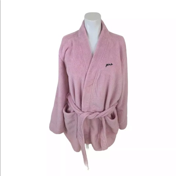 PINK Victoria's Secret Other - Victorias Secret Pink Womens Robe Pink Comfy M/L